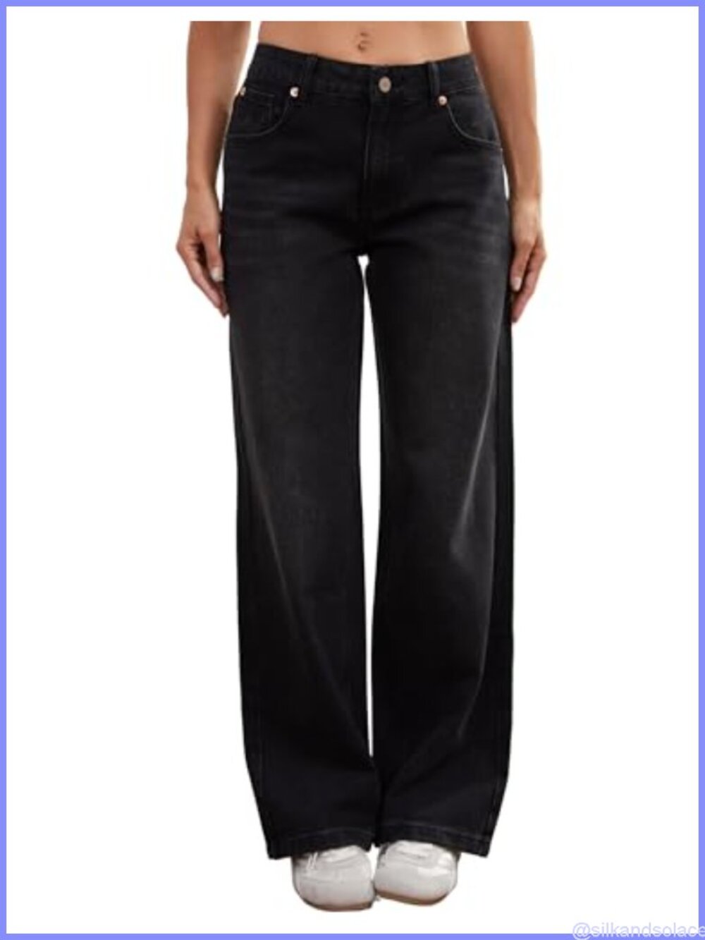 Low Rise Baggy Jeans Y2K Vintage Wide Leg Loose Fit Straight Denim Pants